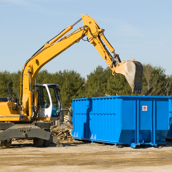 what size residential dumpster rentals are available in Thrall Texas